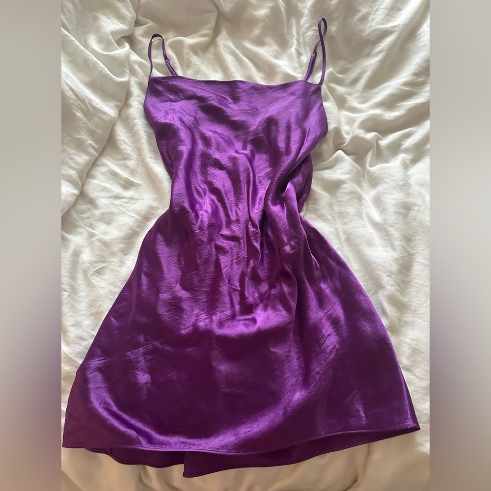 Babaton silk cowl neck party dress from Aritzia!